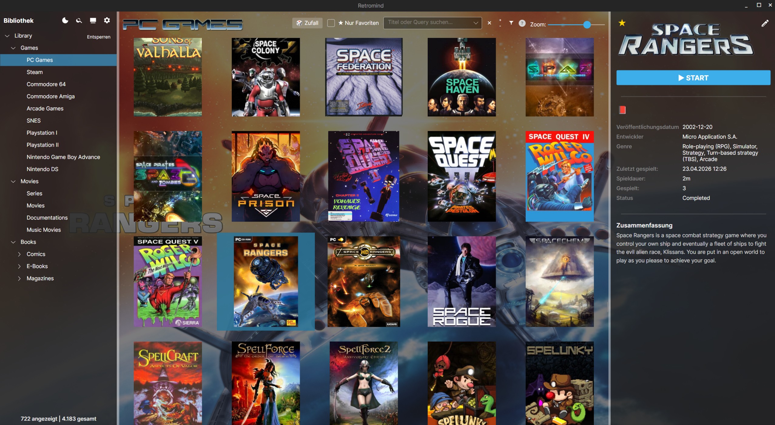 Retromind desktop library
